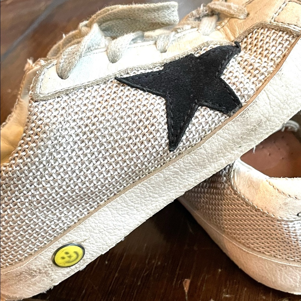 Golden Goose Super-Star sneakers in hi-tech fabric with nubuck star